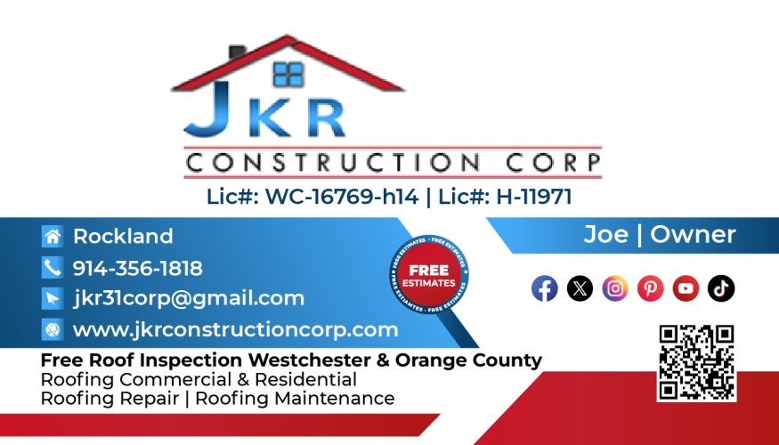 JKR Construction Corp - Business Card Digital